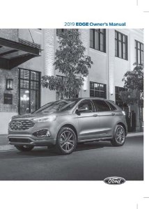 2019 Ford Edge Owner's Manual