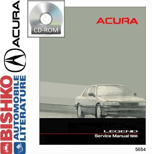 1986 Acura Legend Factory Shop Service Manual