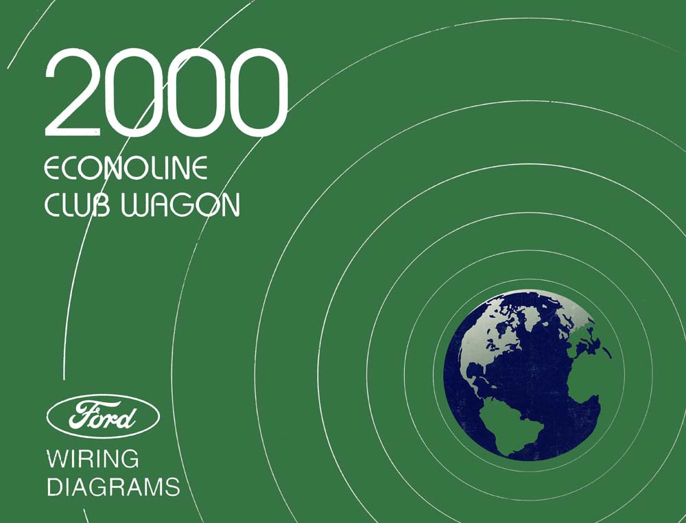 2000 Ford Truck Econoline, Club Wagon Wiring Diagrams Manual