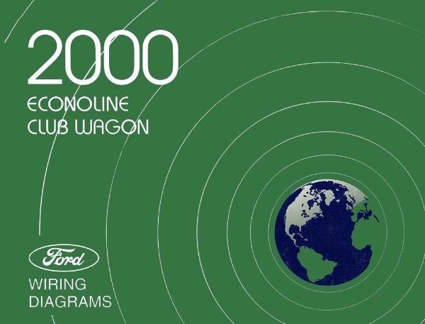 2000 Ford Truck Econoline, Club Wagon Wiring Diagrams Manual