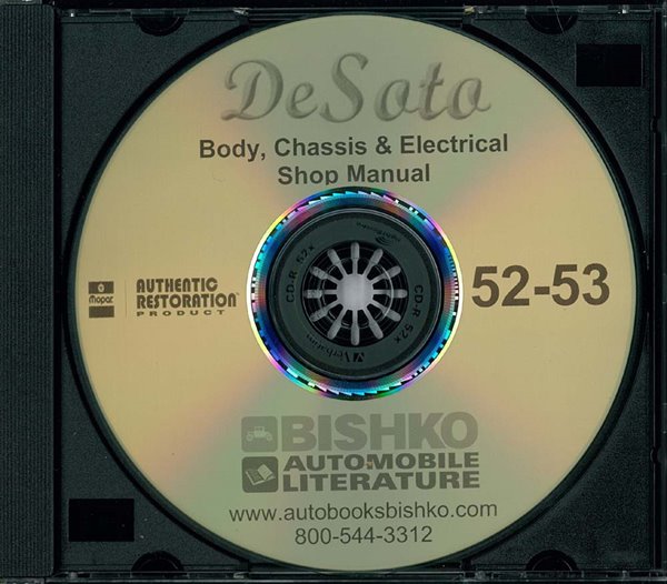 1952–1953 Desoto S16, S17 S18 Factory Shop Service Manual