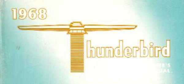 1968 Ford Thunderbird Owner's Manual