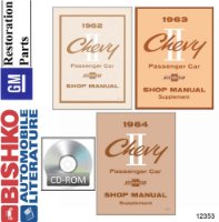 1962 1963 1964 Chevrolet Chevy II Shop Service Repair Manual PDF Engine sample image