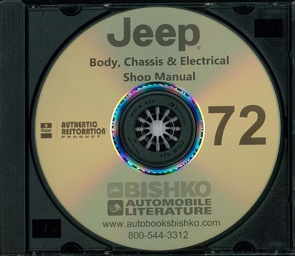 1972 Jeep All Models Factory Shop Service Manual