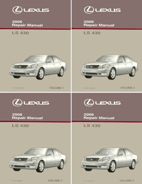 2006 Lexus LS 430 Factory Shop Service Manual