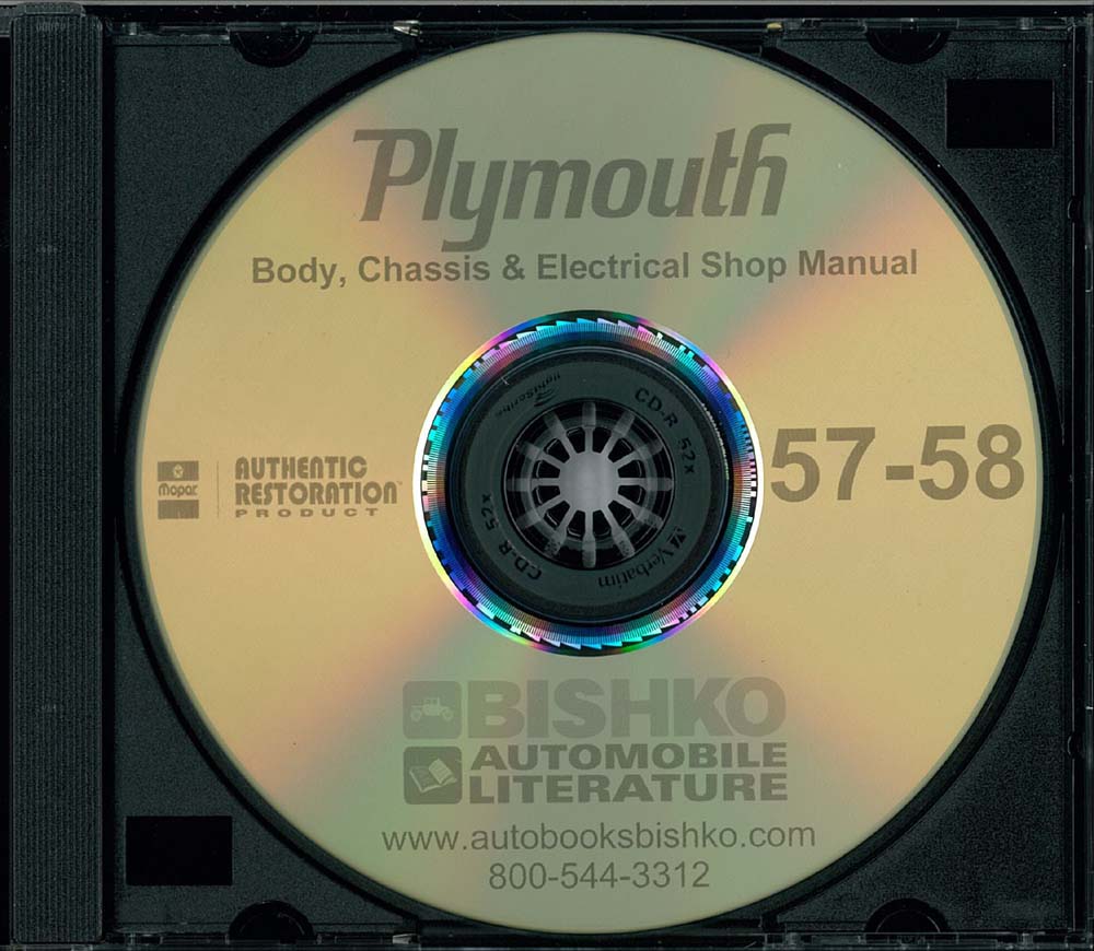 1957-58 PLYMOUTH Body, Chassis & Electrical Service Manual