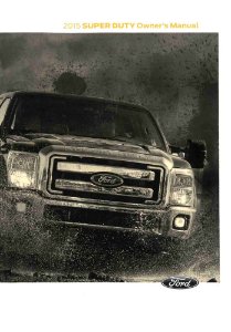 2015 Ford  F-250, F-350, F-450, F550, F-Super Duty Owner's Manual