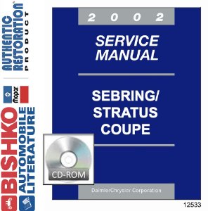 2002 Chrysler Sebring, Dodge Stratus Factory Shop Service Manual
