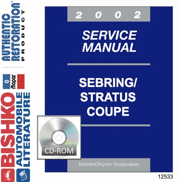 2002 Chrysler Sebring, Dodge Stratus Factory Shop Service Manual