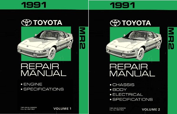 1991 Toyota MR-2 Factory Shop Service Manual