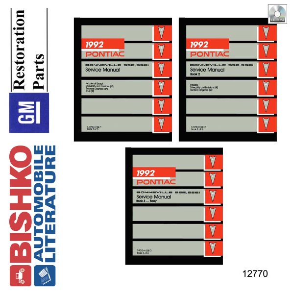1992 Pontiac Bonneville SSE, SSEi Factory Shop Service Manual