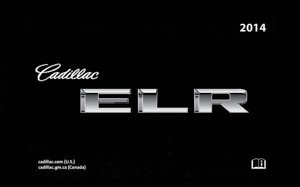2014 Cadillac ELR Owner's Manual