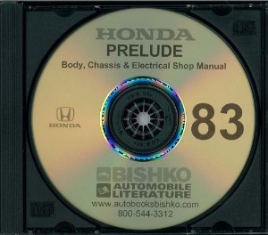1983 Honda Prelude Factory Shop Service Manual