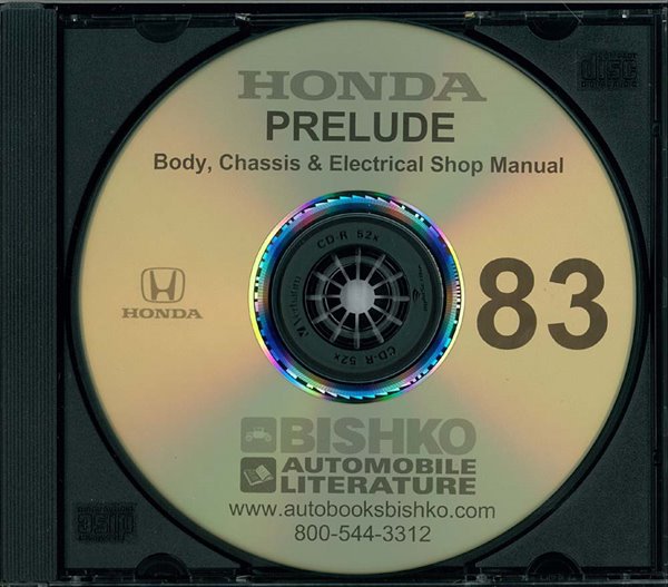 1983 Honda Prelude Factory Shop Service Manual