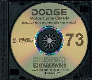 1973 Dodge Truck Motor Home Factory Shop Service Manual