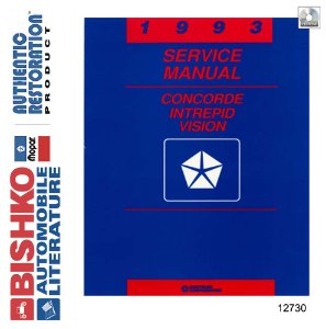 1993 Chrysler Concorde, Intrepid, Vision Factory Shop Service Manual