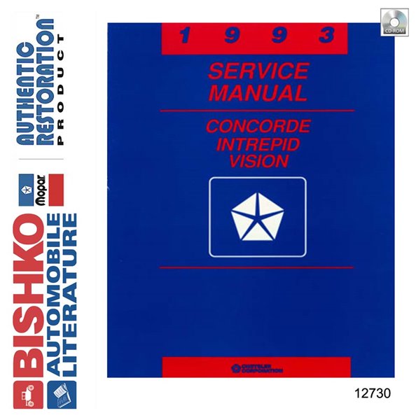 1993 Chrysler Concorde, Intrepid, Vision Factory Shop Service Manual