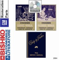 1966 Chevrolet All Models Fisher Body Factory Shop Service Manual sample image