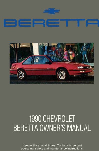 1990 Chevrolet Beretta Owner's Manual