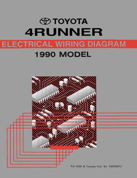 1990 Toyota 4Runner Wiring Diagrams Manual