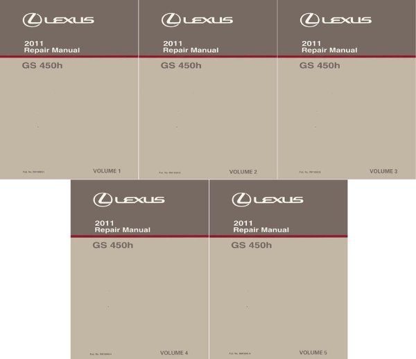 2011 Lexus GS 450h Factory Shop Service Manual