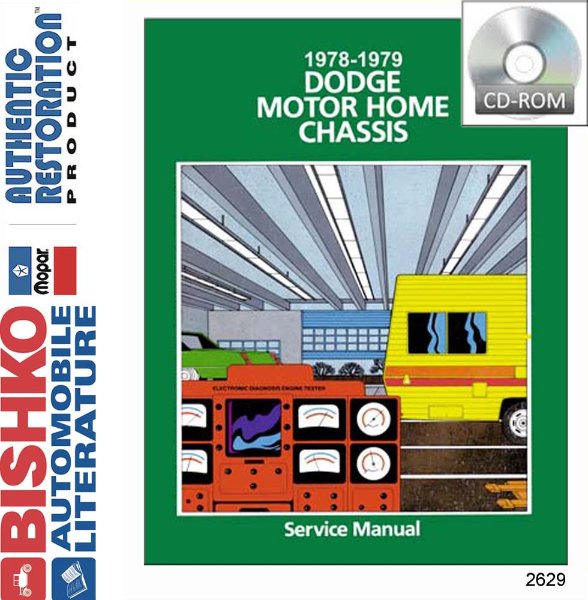 1978–1979 Dodge Truck Motor Home Factory Shop Service Manual