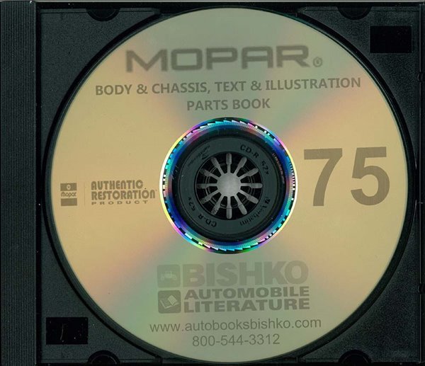 1975 Mopar Chrysler Dodge Plymouth Parts Numbers Book List PDF Interchange Images