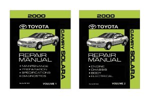 2000 Toyota Camry Solara Factory Shop Service Manual