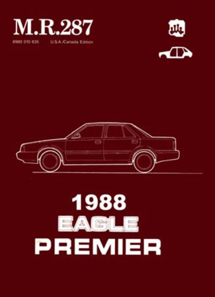1988 Eagle Premier Factory Shop Service Manual