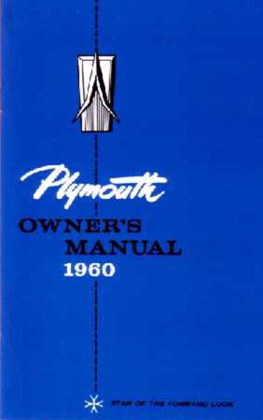 1960 Plymouth All Models Owner's Manual