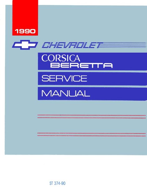 1990 Chevrolet Corsica, Beretta Factory Shop Service Manual
