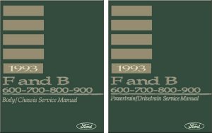 1993 Ford Truck F&B 600-900 Factory Shop Service Manual