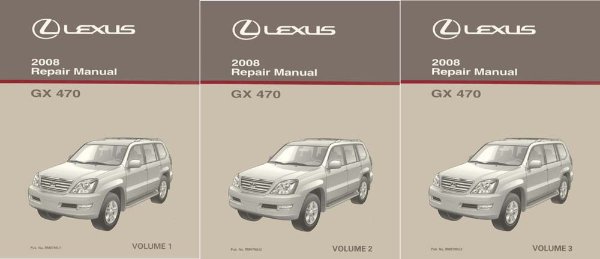 2008 Lexus GX 470 Factory Shop Service Manual