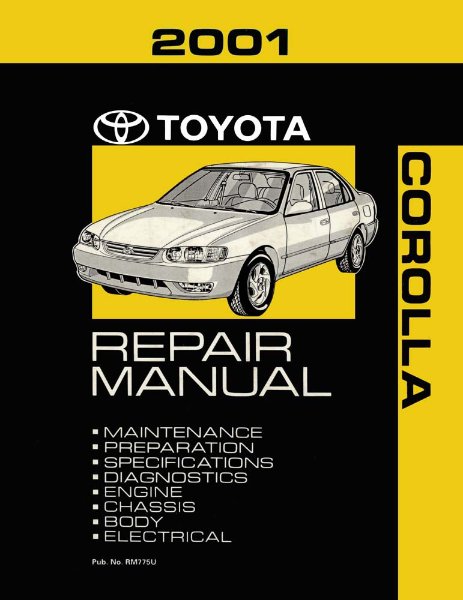 2001 Toyota Corolla Factory Shop Service Manual