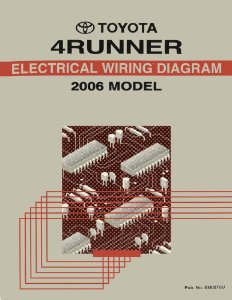 2006 Toyota 4Runner Wiring Diagrams Manual