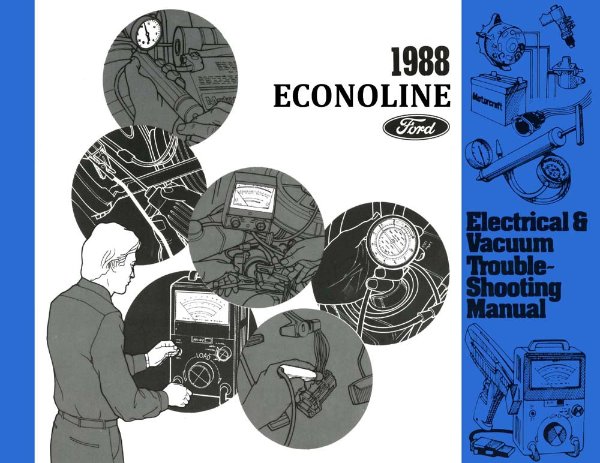 1988 Ford Truck Econoline Wiring Diagrams Manual