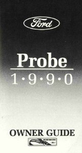 1990 Ford Probe Owner's Manual