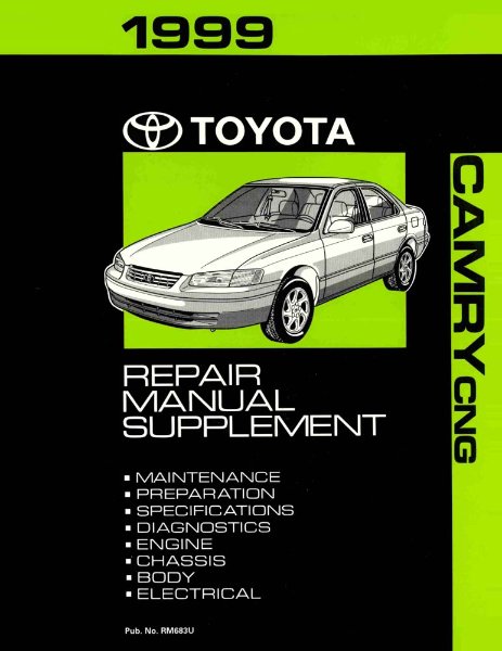 1999 Toyota Camry CNG Supplement Shop Service Repair Manual