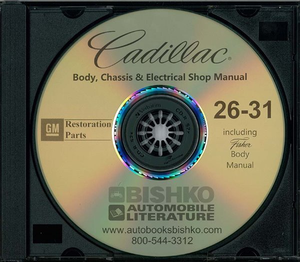 1926–1931 Cadillac ALL MODELS FISHER BODY Factory Shop Service Manual