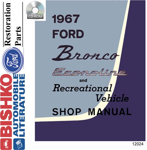 1967 Ford Econoline Bronco Shop Service Repair Manual PDF
