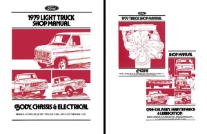 1979 Ford Truck F-100, F-150, F-250, F-350 Factory Shop Service Manual