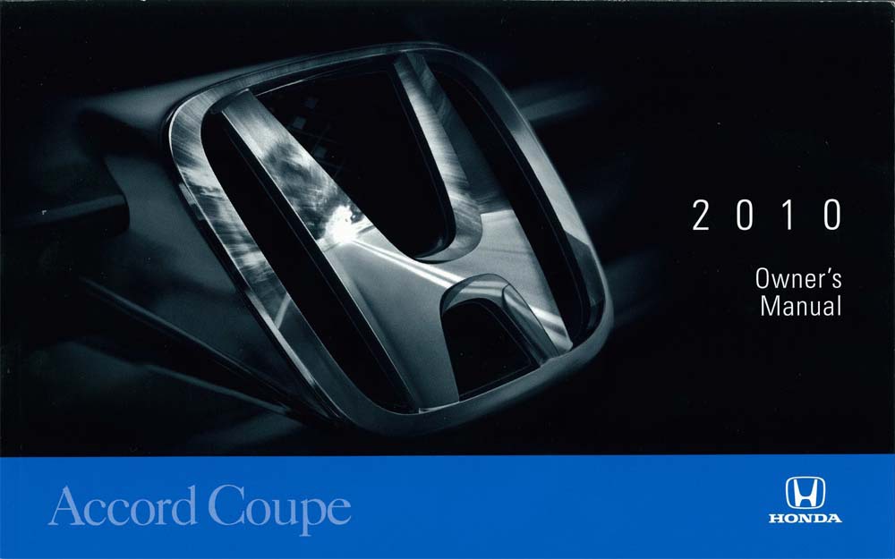 2010 Honda Accord Coupe Owner's Manual