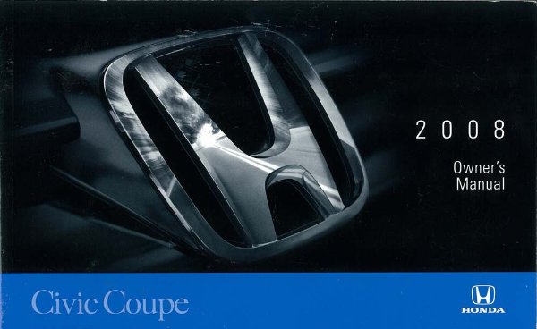 2008 Honda Civic Coupe Owner's Manual