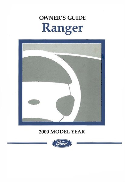 2000 Ford Ranger Owner's Manual