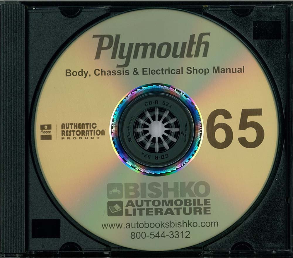 1965 PLYMOUTH Full Line Body, Chassis & Electrical Repair Shop Manual