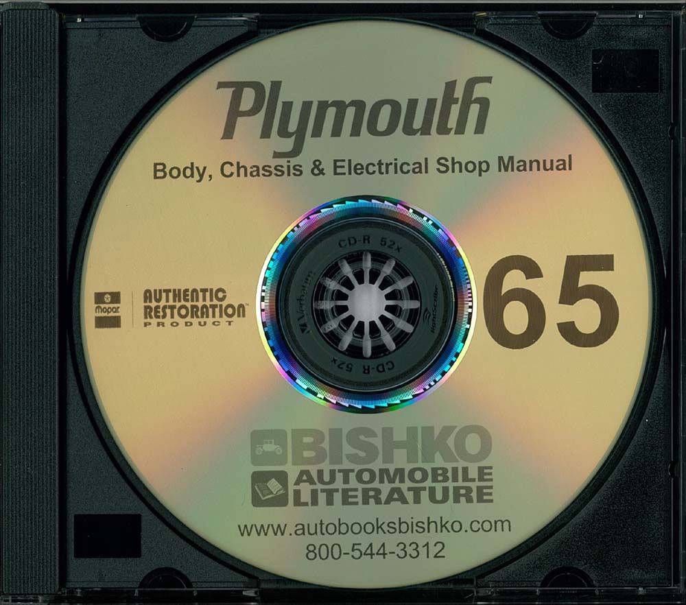 1965 PLYMOUTH Full Line Body, Chassis & Electrical Repair Shop Manual