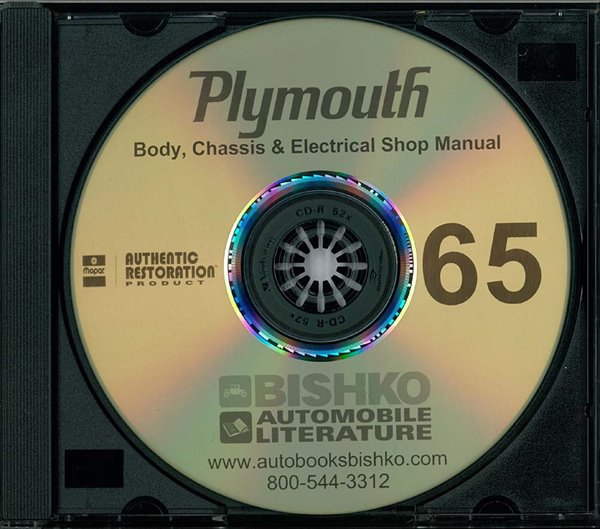 1965 Plymouth All Models Factory Shop Service Manual