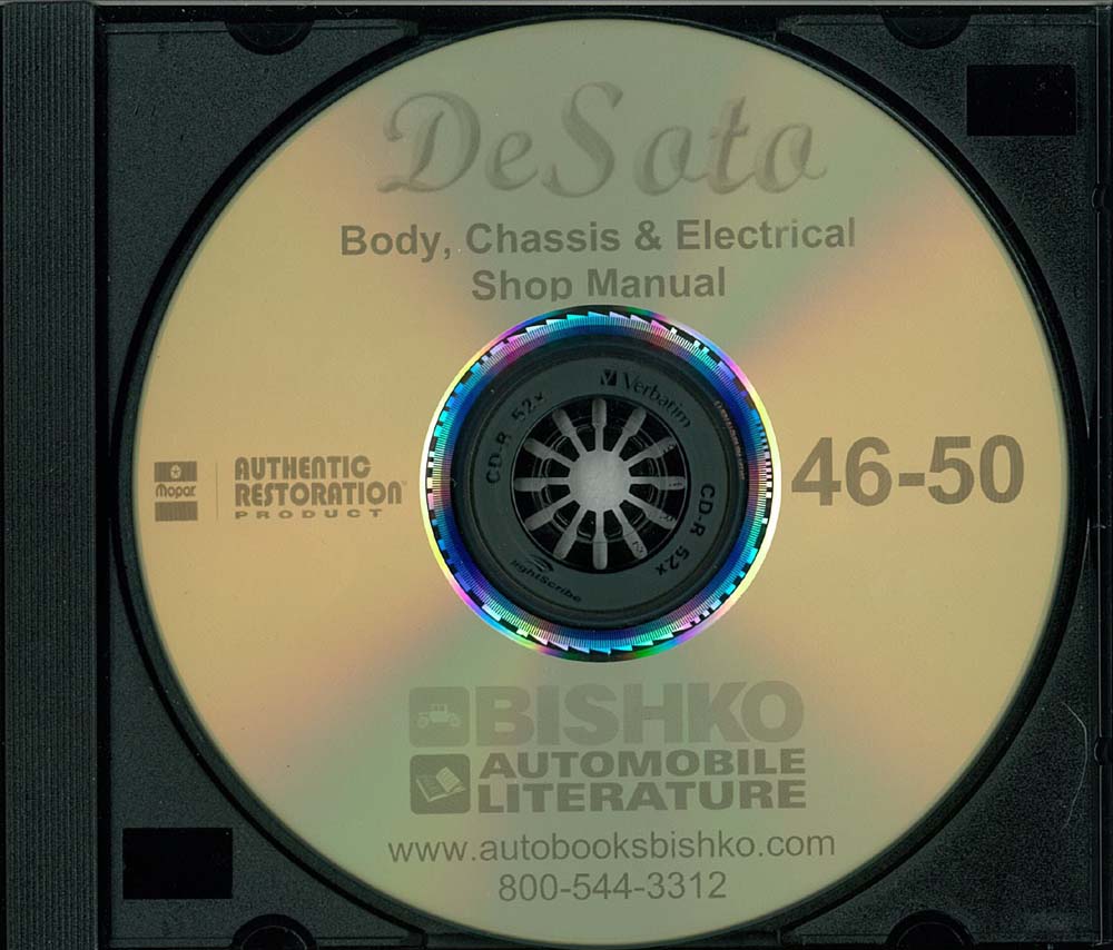 1946-50 DESOTO Full Line Body, Chassis & Electrical Service Manual