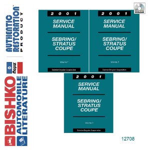2001 Chrysler Sebring, Dodge Stratus Factory Shop Service Manual