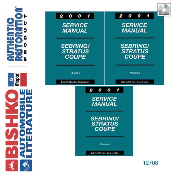 2001 Chrysler Sebring, Dodge Stratus Factory Shop Service Manual